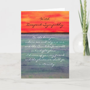 Eternity... Deepest Sympathy Card