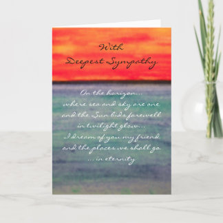 Eternity... Deepest Sympathy Card