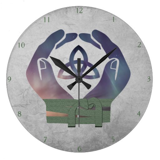 Image of Eternity Handfasting Clock for Pagan Couples