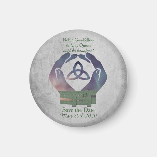 Eternity Handfasting Save the Date Magnet (Front)