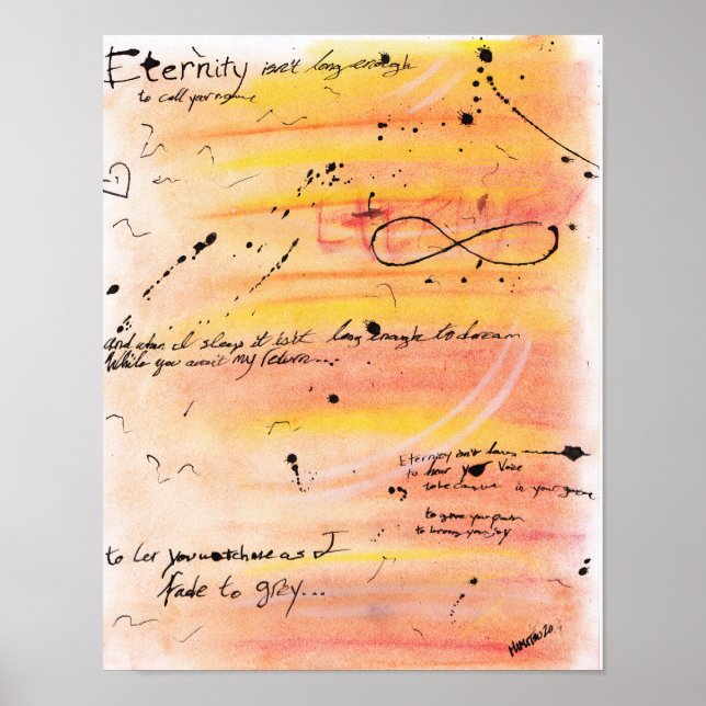 Eternity isnt long enough poster (Front)