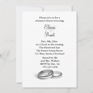 Eternity Rehearsal Dinner Invitation