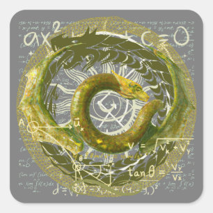 Eternity Square Sticker