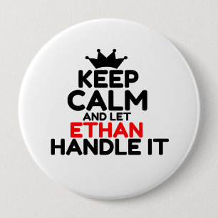 ETHAN 10 CM ROUND BADGE