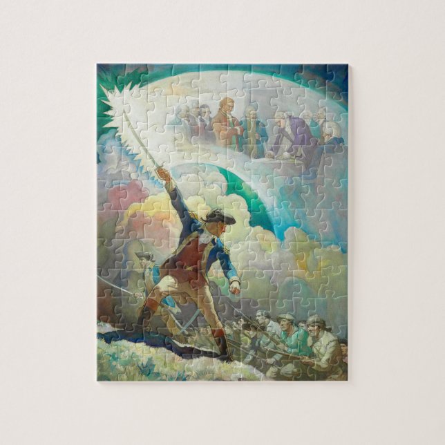 Ethan Allen, Forerunner of Independence by Wyeth Jigsaw Puzzle (Vertical)