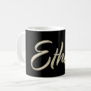 Ethan Name whitegold Tasse Teetasse Kaffetasse Coffee Mug