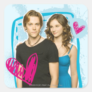 Ethan & Tara Square Sticker