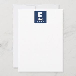 Ethan's thank you card