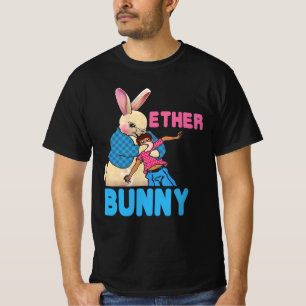 Ether Bunny Criminal Kidnap Boy Horror Easter Day T-Shirt