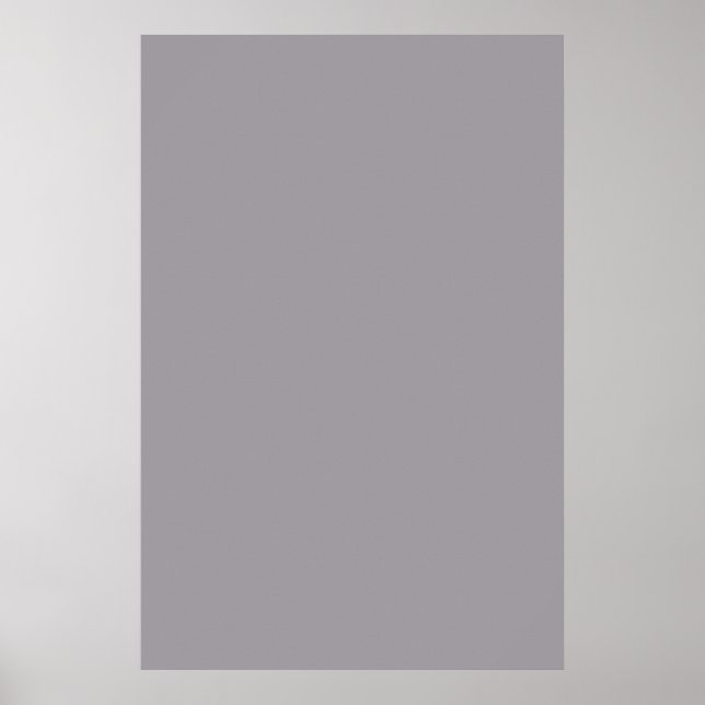 Etherea Grey Cloud Grey 2015 Colour Trend Template Poster (Front)