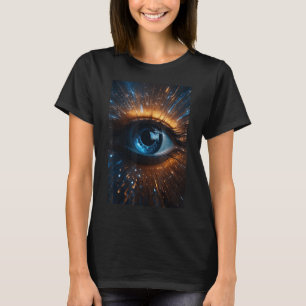 Ethereal Alien Eyes Festival EDM Weird Unique Surr T-Shirt