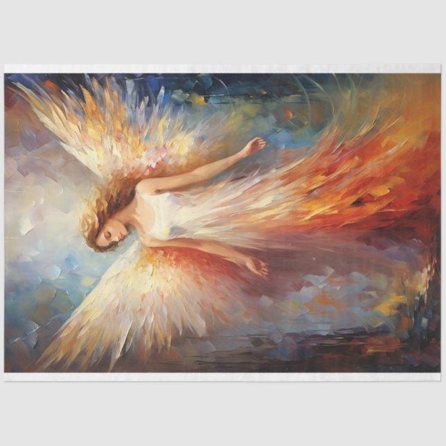 Ethereal Angel Decoupage Tissue Paper (Front)