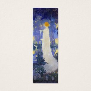 Ethereal Art Nouveau Woman by Moonlit Calla Lilies