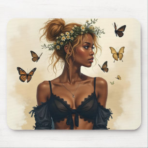 Ethereal Beauty in Bloom Mouse Mat