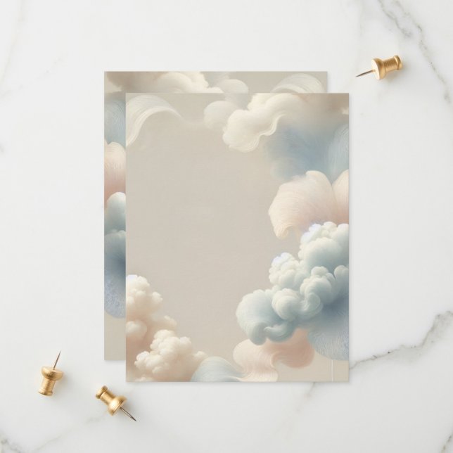 Ethereal Bliss Save The Date (Front/Back In Situ)