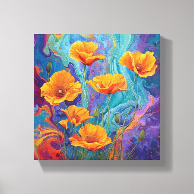Ethereal Bloom Canvas Print (Front)