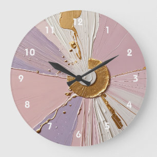 Ethereal Bloom Large Clock