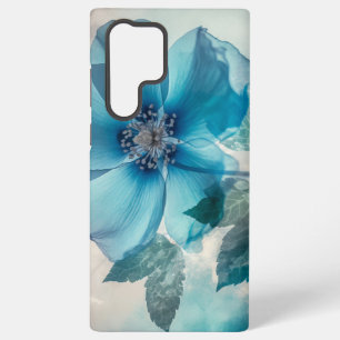 Ethereal Blue Blossom Samsung Galaxy Case