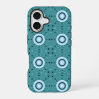 Ethereal blue ocean ethnic pattern, celestial