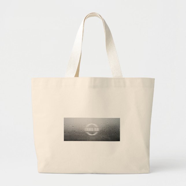 ethereal blur large tote bag (Front)