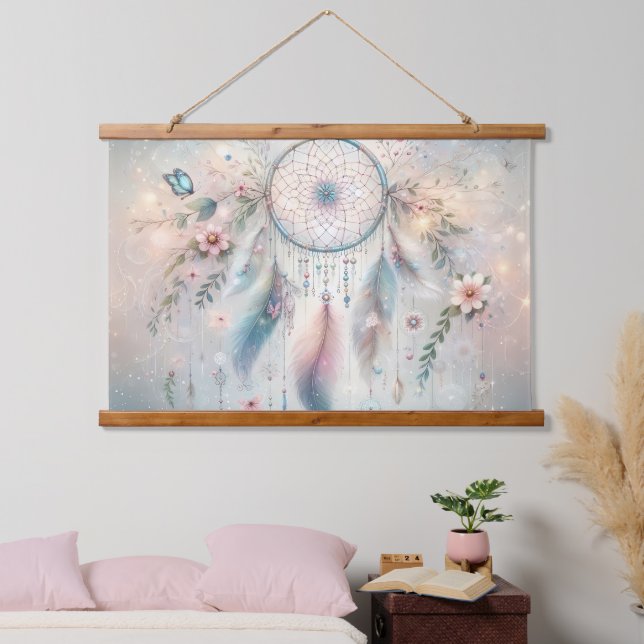 Ethereal Boho Dreamcatcher  Hanging Tapestry (Bedroom)