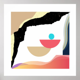 "Ethereal Boho Vibes: A Timeless Aesthetic Design" Poster