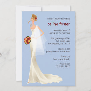 Ethereal Bride Wedding Shower Card