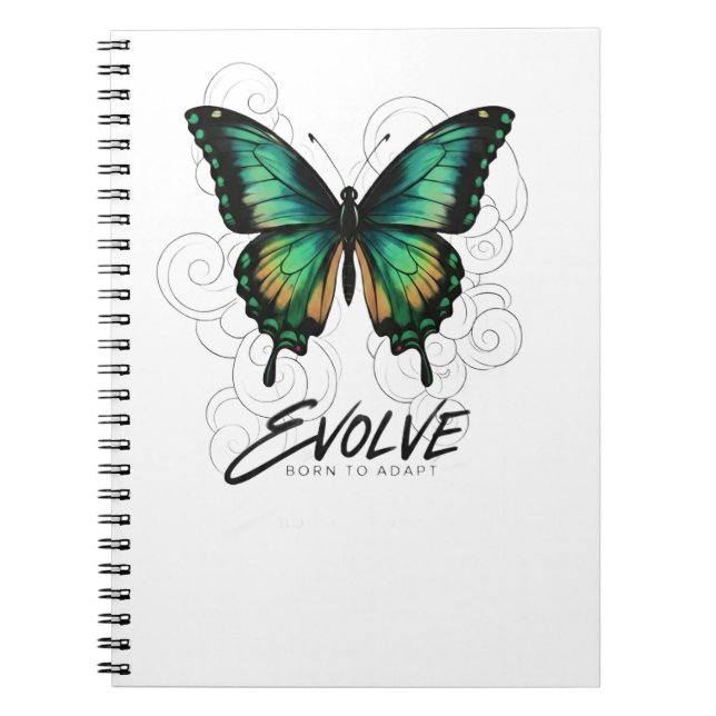 Ethereal Butterfly "EVOLVE Notebook (Front)