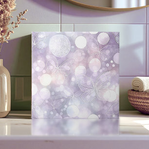 Ethereal Butterfly Glow Lavender ID1184a Tile