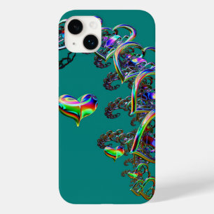 Ethereal Cascade of Hearts Case-Mate iPhone 14 Plus Case