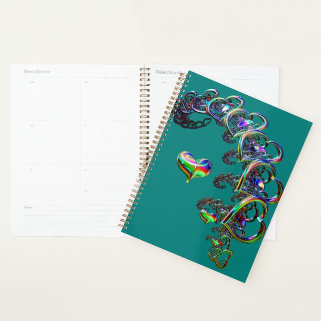 Ethereal Cascade of Hearts  Planner (Display)
