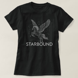 Ethereal Celestial Pegasus - "Starbound" Cosmic T-Shirt
