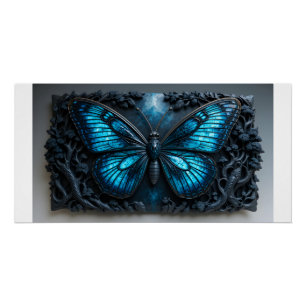 Ethereal Ceramic Butterfly Poster