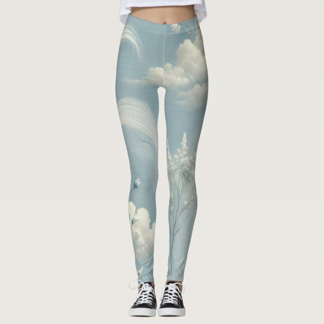 Ethereal Clouds Leggings (Front)