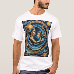 Ethereal Cosmic Soul Connection T-Shirt