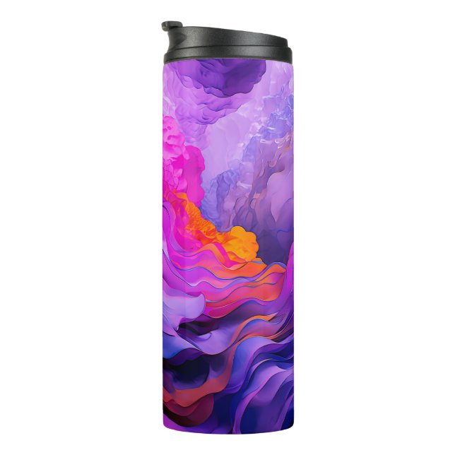 "Ethereal Currents" Thermal Tumbler (Rotated Right)