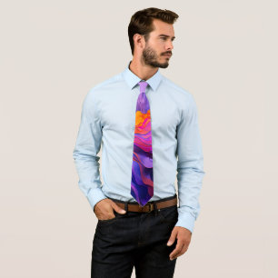 "Ethereal Currents" Tie