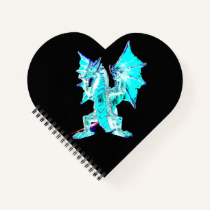 Ethereal Deepwater Guardian Luminous Dragon Art Notebook