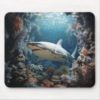 Ethereal Depths 3D Shark
