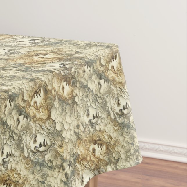 Ethereal Drift – Gothic Medium Pattern Tablecloth (In Situ)