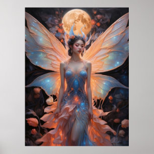 Ethereal Elegance Fairy Poster