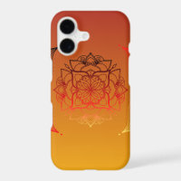 Ethereal Embers – Red & Orange Floral Art