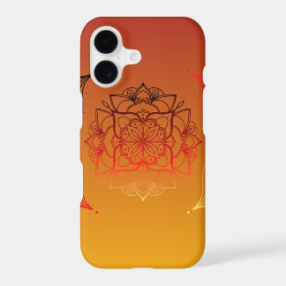 Ethereal Embers – Red & Orange Floral Art