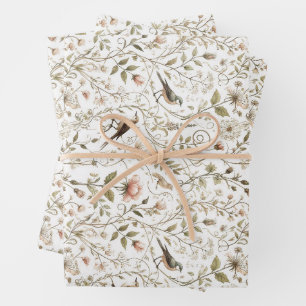 Ethereal Enchanted Forest Wrapping Paper Sheet