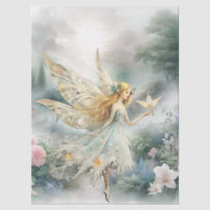 Ethereal Enchanted Heavenly Fairy Decoupage Tissue Paper