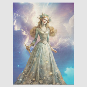 Ethereal Enchanted Heavenly Princess Decoupage Tissue Paper