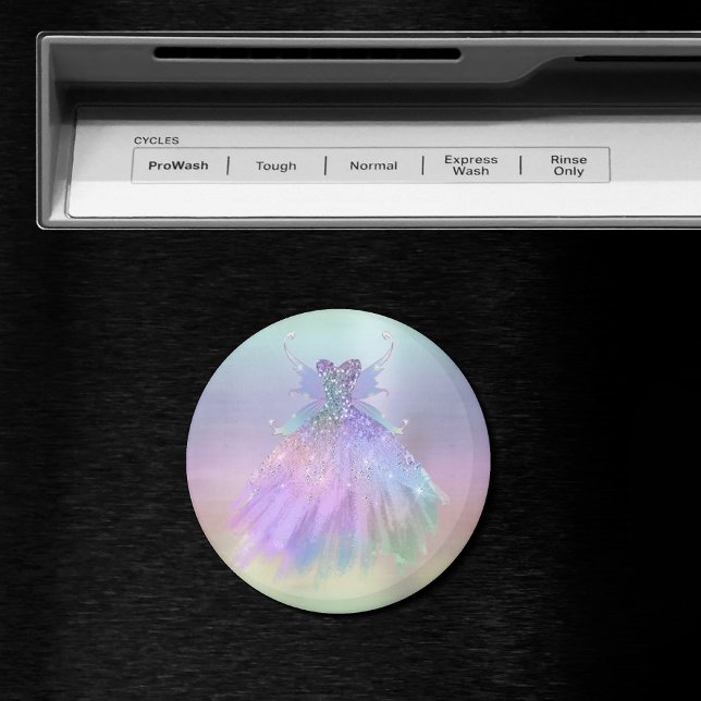 Ethereal Fairy Gown | Rainbow Ombre Pastel Sheen Magnet (Creator Uploaded)