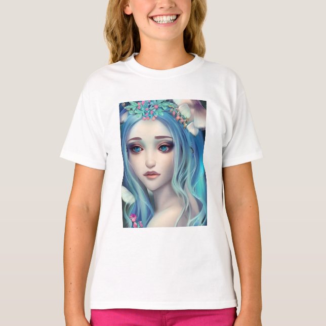 Ethereal Fantasy Art | Beautiful Fairy Birthday T-Shirt (Front)