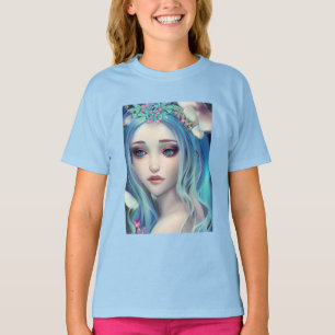 Ethereal Fantasy Art   Beautiful Fairy Birthday T-Shirt