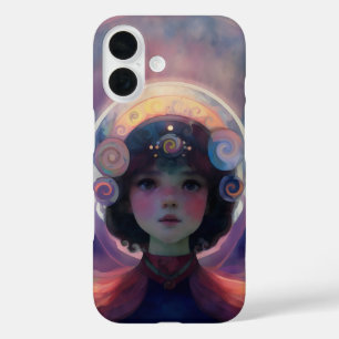 Ethereal Fantasy Celestial Child Dream Guardian iPhone 16 Case